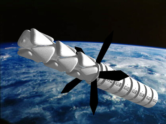 Fully Loaded Asterie in Orbit above Kimanjano